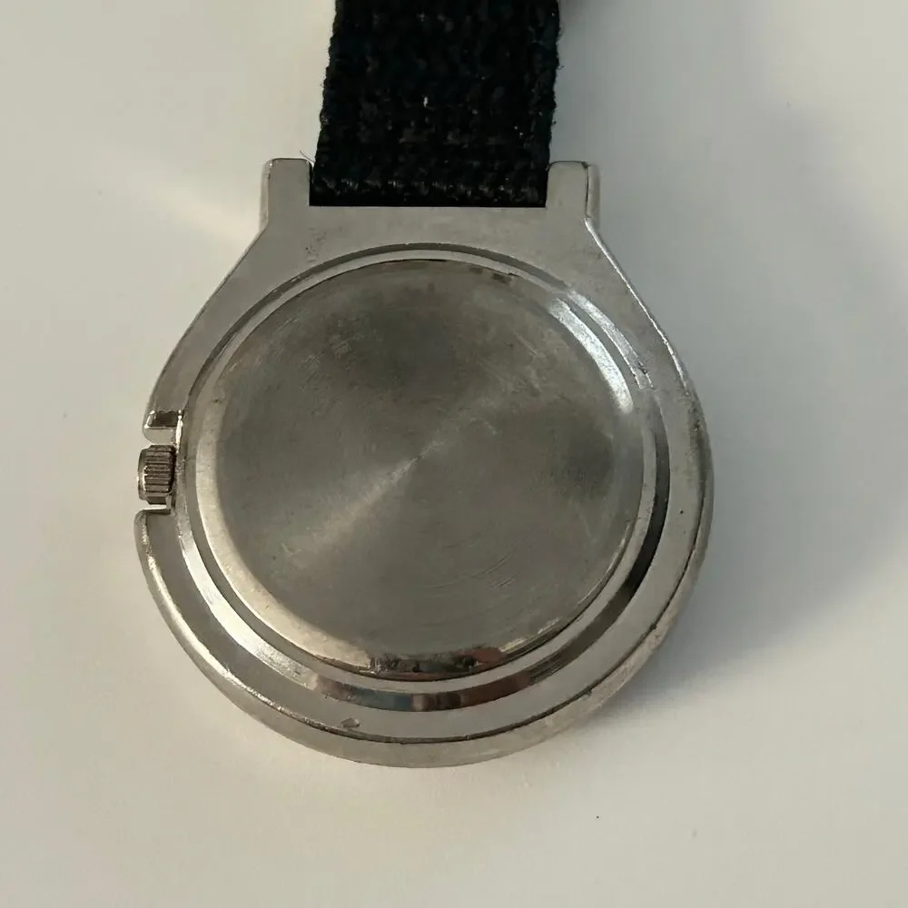 DATREK Silver-tone White Dial Quartz Key Ring Watch Working